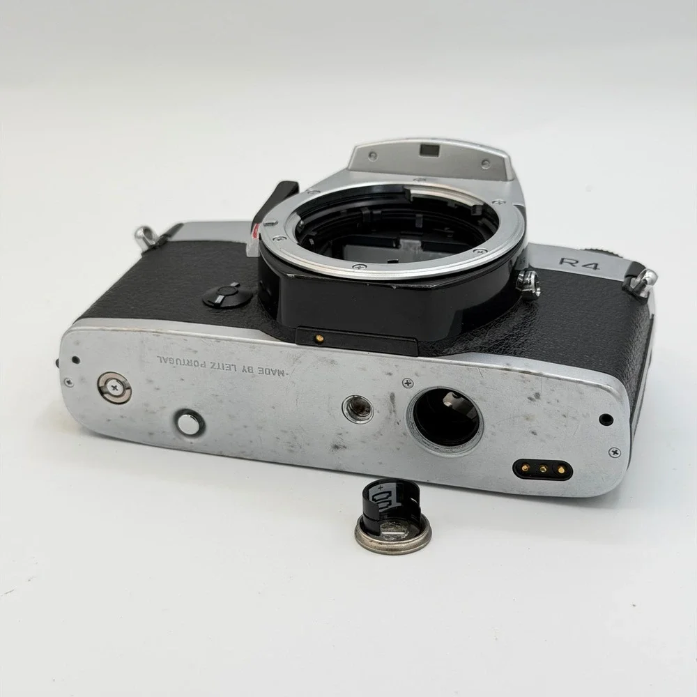 Leica R4 35mm SLR Film Camera Body Silver Leitz Tested Body Only 1618242